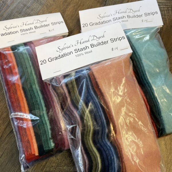 Sylvia's Hand Dyed Stash Builder Strips