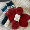 The Fibre Co Festive Mistletoe Socks Kit