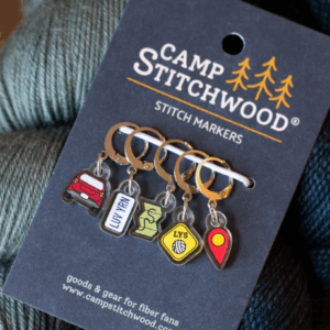 Camp Stitchwood Stitch Markers