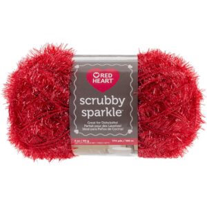 Red Heart Scrubby Sparkle Yarn