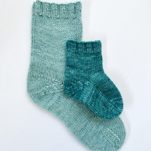 Base Doodle Top-Down Socks (DK)